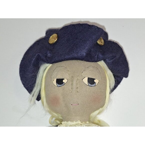Primitive Colonial George Washington Doll 19" Tall Rare Patriotic July 4th - Picture 2 of 16